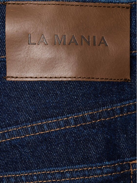 La Mania La Mania Jeansy JONELLE Granatowy Basic Fit