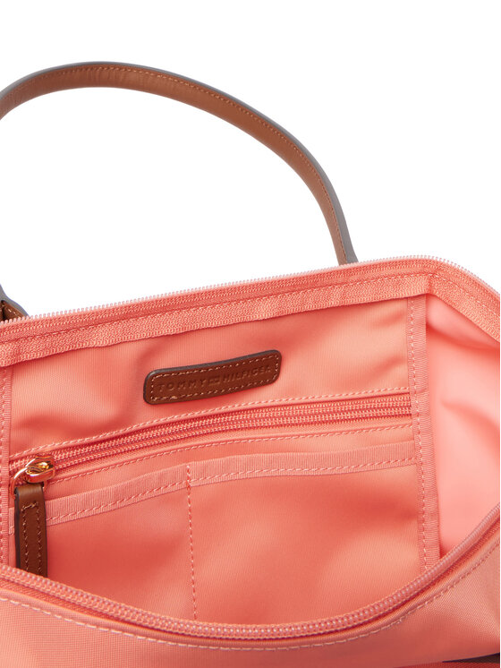 Tommy Hilfiger Tommy Hilfiger Дамска чанта Popette Tote AW0AW17711 Коралов