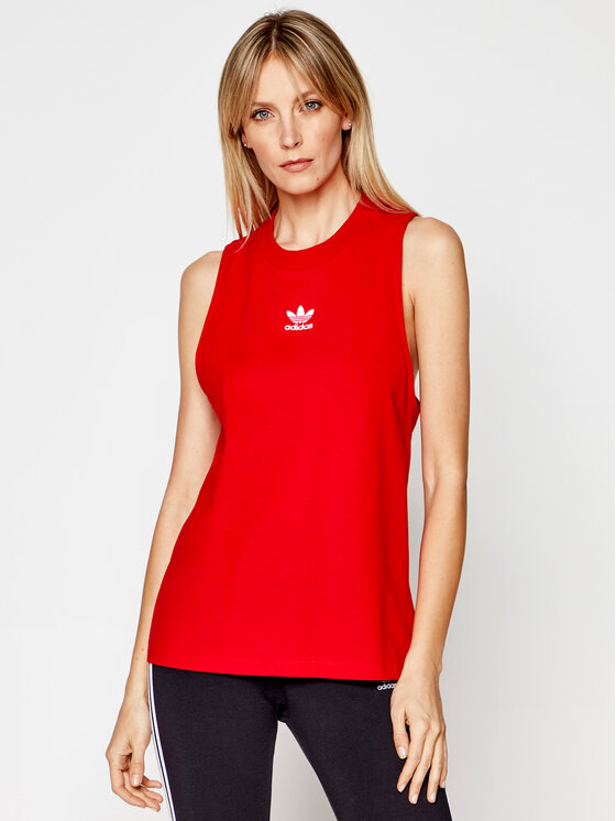 Top adicolor Classics GN2889 Rosso Regular Fit