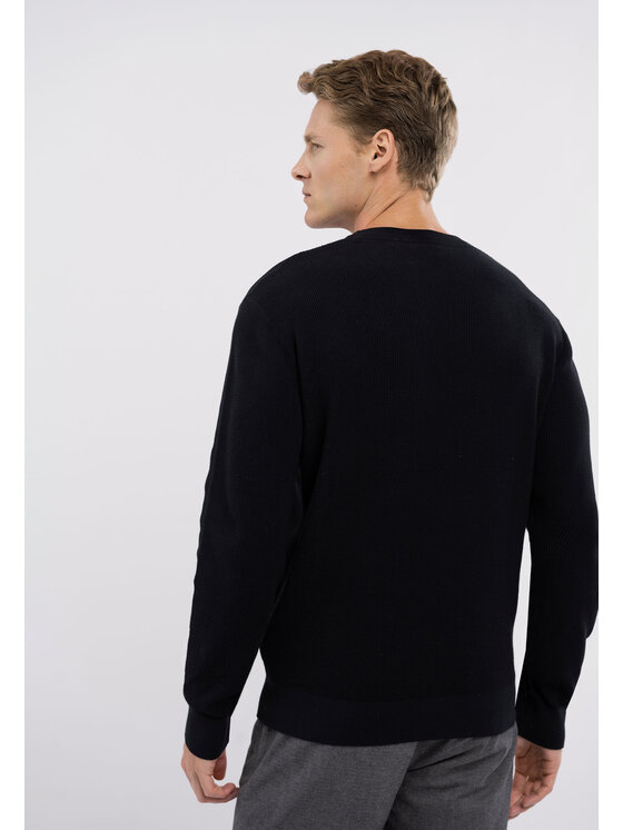 Volcano Volcano Bluza S-MIGO Czarny Regular Fit