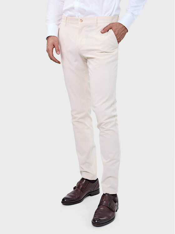 Evenemen Evenemen Garnitur Fansi Beige Écru Slim Fit