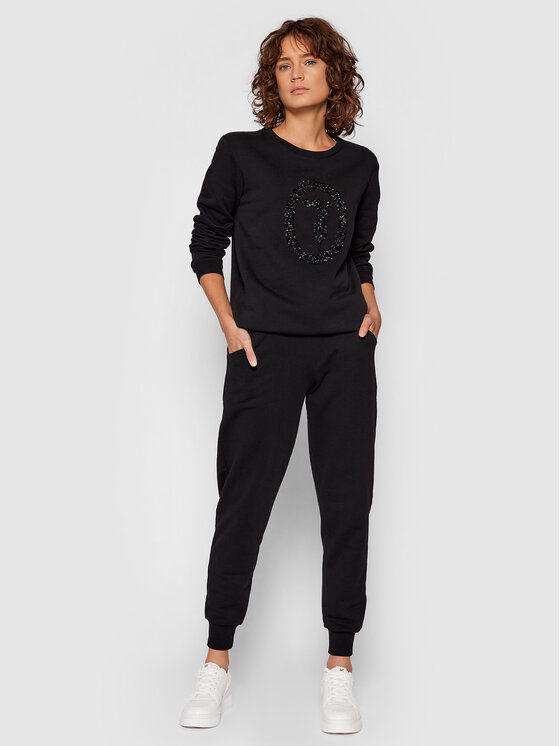 Trussardi Pantaloni da tuta 56P00294 Nero Slim Fit • Modivo.it