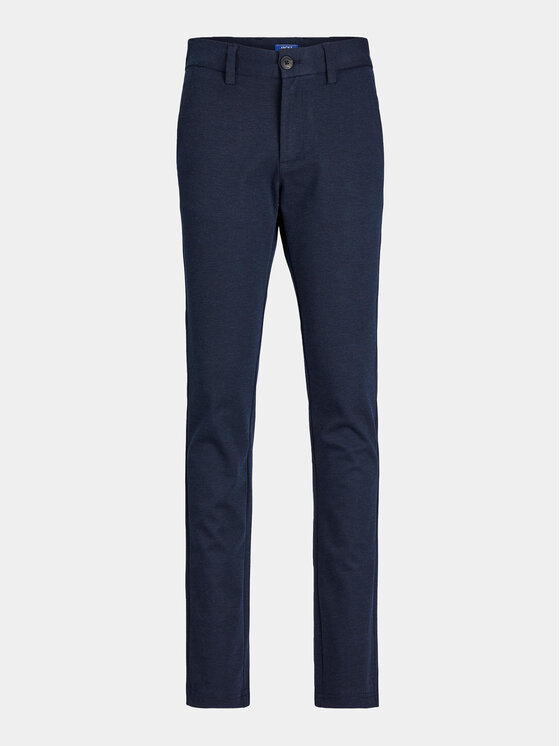 Jack&Jones Junior Pantaloni chino Marco 12249678 Blu scuro Slim Fit, taglia : 170