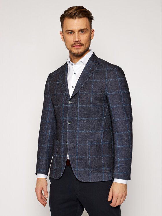 Giacca da abito Sakko 3382-00 Blu scuro Regular
