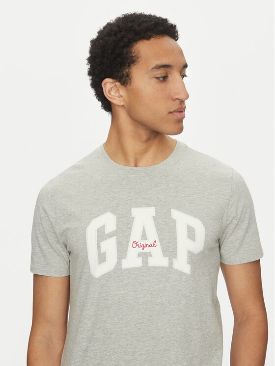 Gap Gap Tričko 542246-00 Sivá Regular Fit