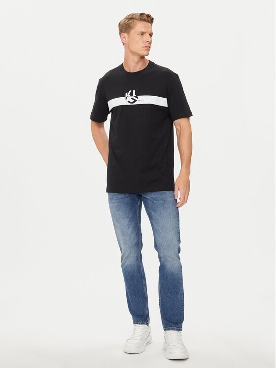 Karl Lagerfeld Jeans Karl Lagerfeld Jeans Traperice 245D1104 Plava Slim Fit