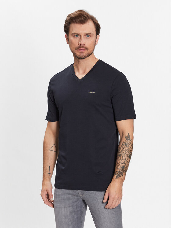 Bugatti Bugatti T-Shirt 8450 35190 Dunkelblau Slim Fit