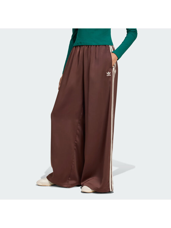 adidas adidas Pantaloni da tuta adicolor Satin KD2541 Marrone Wide Leg