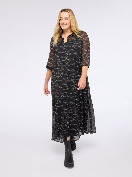 Fiorella Rubino Fiorella Rubino Vestito elegante 7035T001719N0Z3 Nero Regular Fit