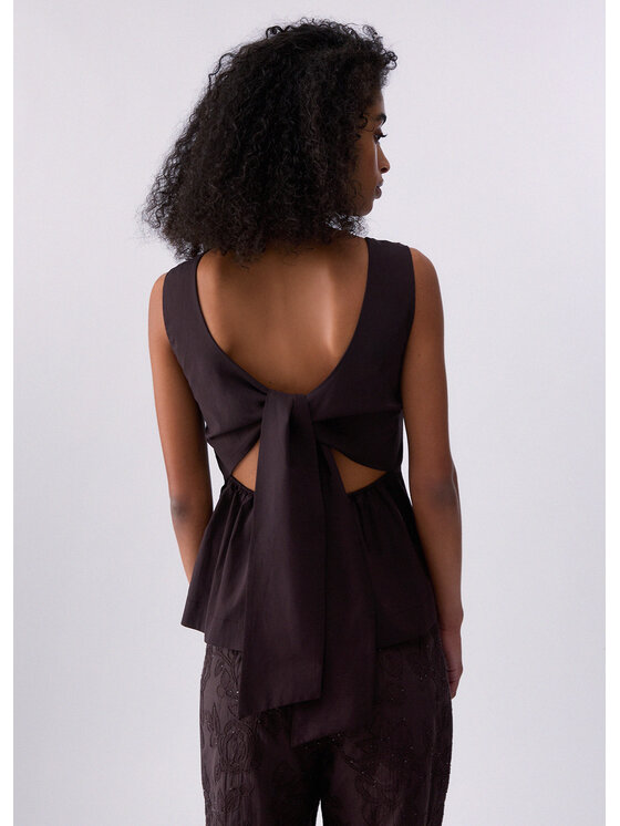 Liu Jo Liu Jo Top WA6468MS55N91109 Brązowy Regular Fit