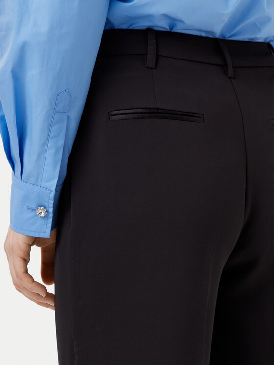 Motivi Motivi Spodnie palazzo P066Q003514N Czarny Wide Leg
