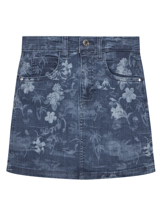 Guess Guess Farmer szoknya J5GD06 D52V0 Sötétkék Regular Fit