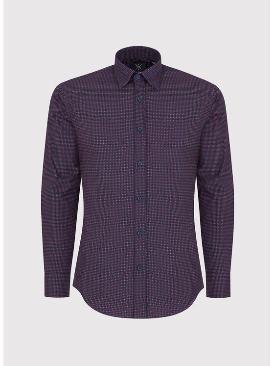 Pako Lorente Pako Lorente Koszula P23SF-1X-025 Granatowy Slim Fit
