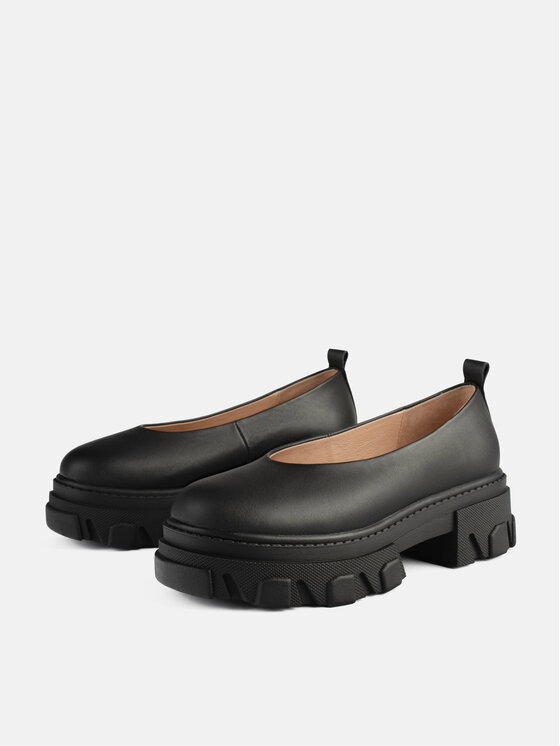 L37 L37 Baleriny STRAIGHT UP Czarny