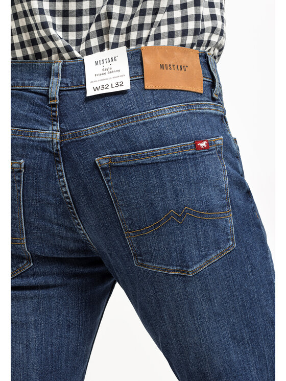 Mustang Mustang Jeansy Frisco skinny Niebieski Skinny Fit