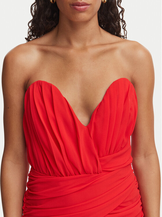 Bardot Bardot Coctailkleid Remalia 60555DB Rot Slim Fit