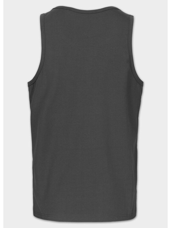 PITBULL PITBULL Tank top PALMS Szary Regular Fit