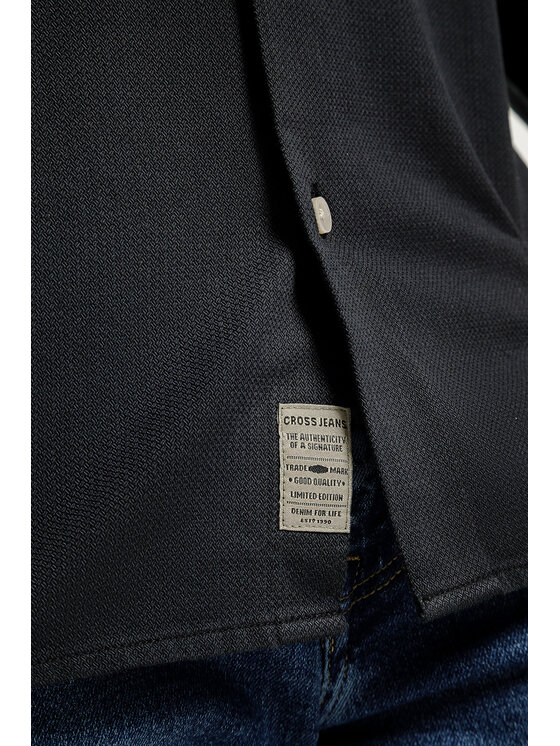 Cross Jeans Cross Jeans Koszula 35613-021 Szary Regular Fit