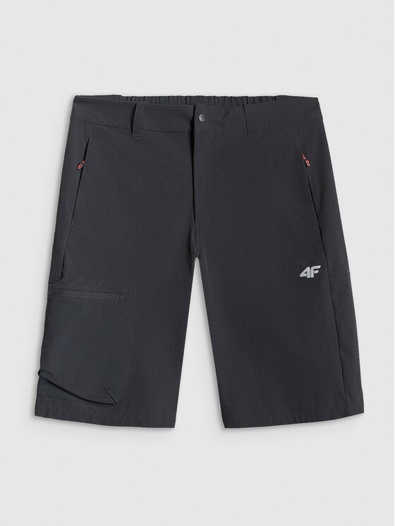 4F 4F Szorty sportowe 4FWSS26TFSHM1277-22M Szary Regular Fit