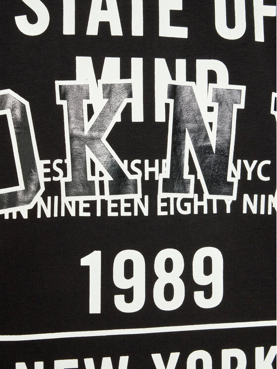 DKNY DKNY T-Shirt D35S01 M Μαύρο Relaxed Fit