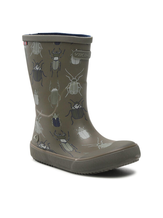 Viking Viking Kalosze Indie Print 1-60120-6154 Zielony