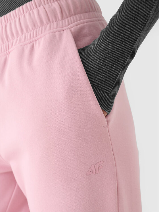 4F 4F Pantaloni da tuta NOS Rosa chiaro Regular Fit
