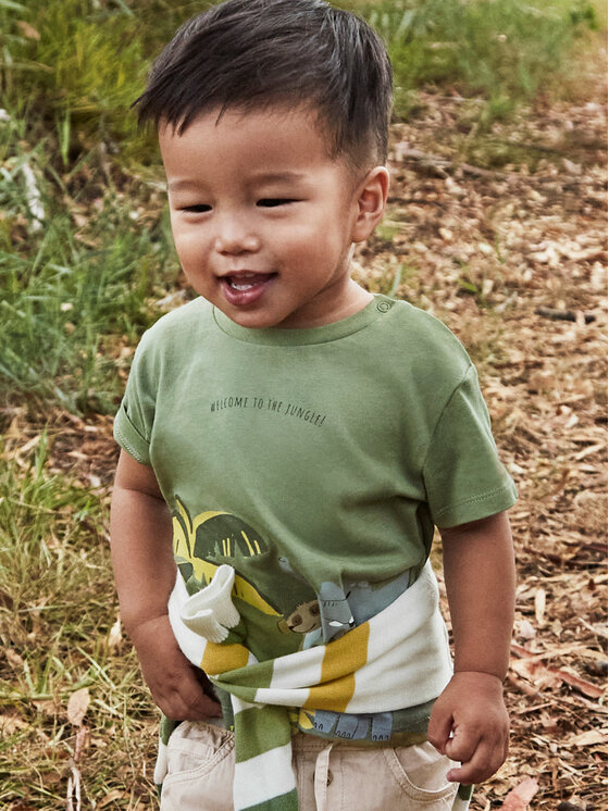 Mayoral Mayoral T-Shirt 1057 Zelená Regular Fit