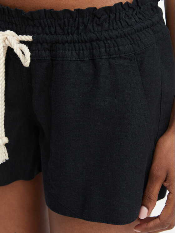Roxy Roxy Pantaloncini di tessuto Oceanside ARJNS03007 Nero Regular Fit