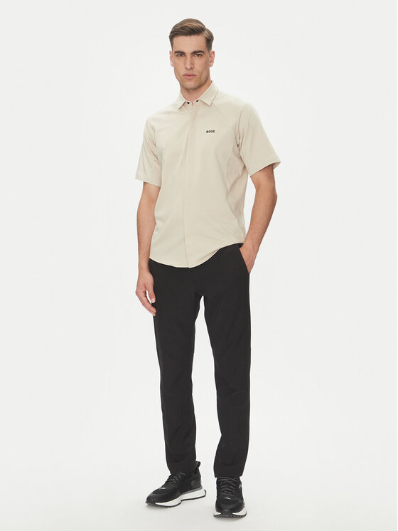 BOSS BOSS Koszula Excurse 50540196 Beżowy Regular Fit