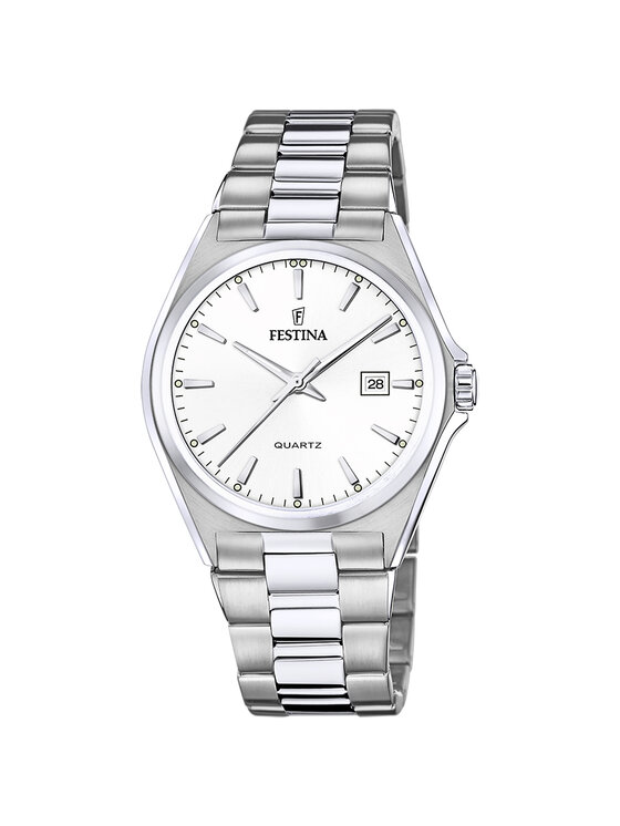 Festina Festina Zegarek F20552-2 Srebrny
