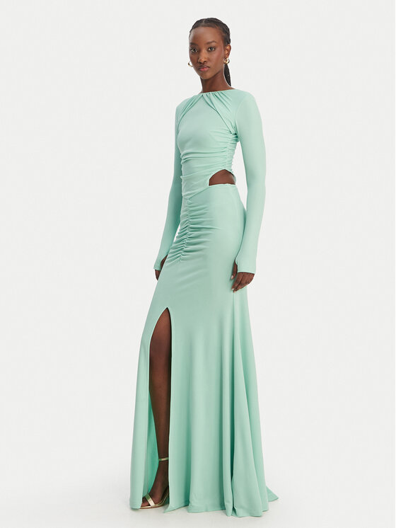 Just Cavalli Just Cavalli Abendkleid 80PAO922 J0253 Blau Slim Fit