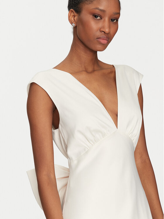 YAS YAS Вечірня сукня Dottea 26036356 Білий Regular Fit