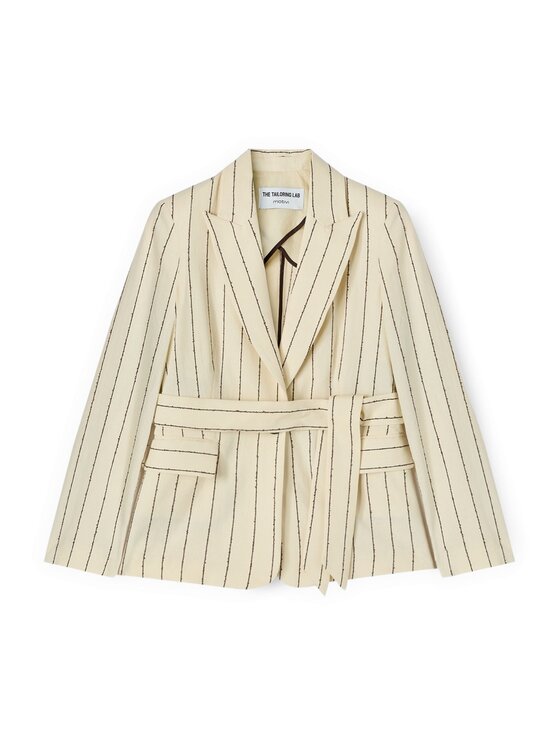 Motivi Motivi Giacca di transizione R019Q001150N0S1 Crema Regular Fit