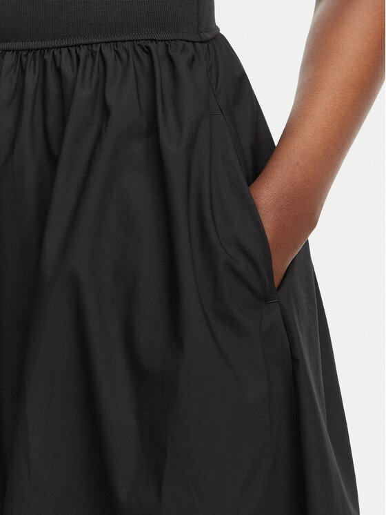 Tommy Jeans Tommy Jeans Sommerkleid DW0DW22593 Schwarz Regular Fit