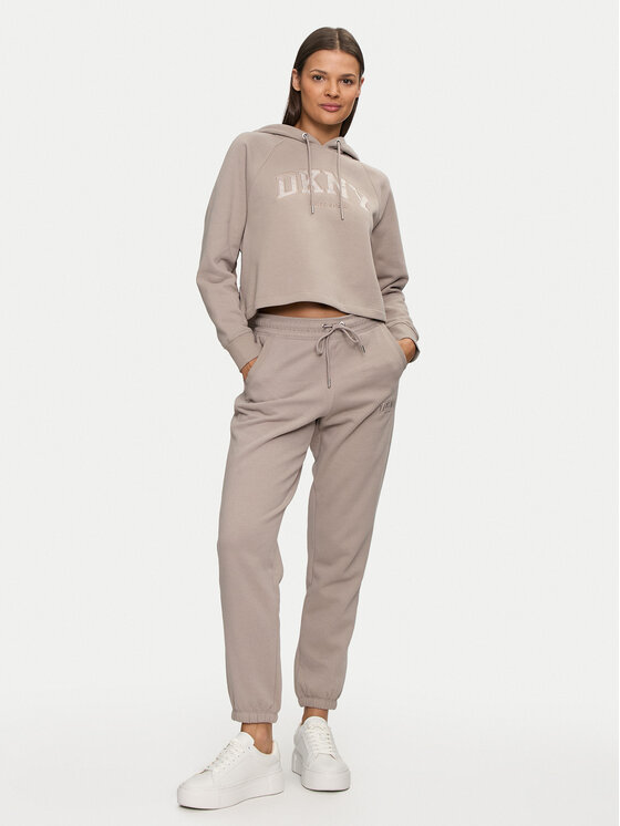 DKNY Sport DKNY Sport Sweatshirt DP4T9811 Beige Regular Fit