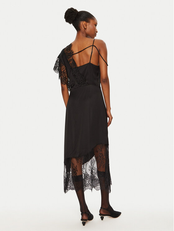 Munthe Munthe Kokteilinė suknelė 244131424444 Juoda Slim Fit