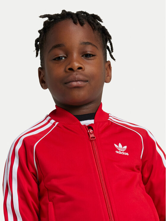 adidas adidas Dres adicolor SST IX7625 Czerwony Regular Fit