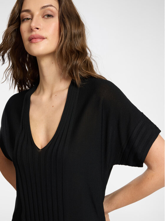 Elena Mirò Elena Mirò T-shirt M598Z000739N033 Nero Slim Fit