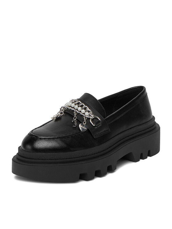 Juicy Couture Juicy Couture Loafersy CEO-HY63020S-6A Czarny