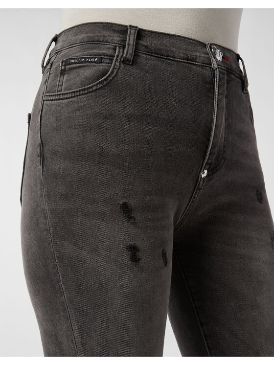 PHILIPP PLEIN PHILIPP PLEIN Jeansy 30910 Szary Slim Fit