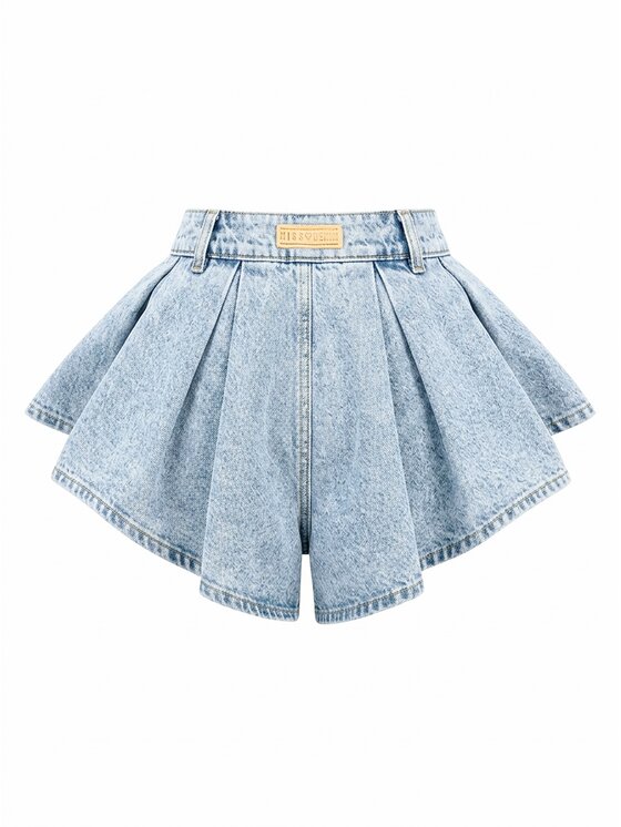 MissDenim MissDenim Szorty jeansowe Skorts Niebieski Regular Fit