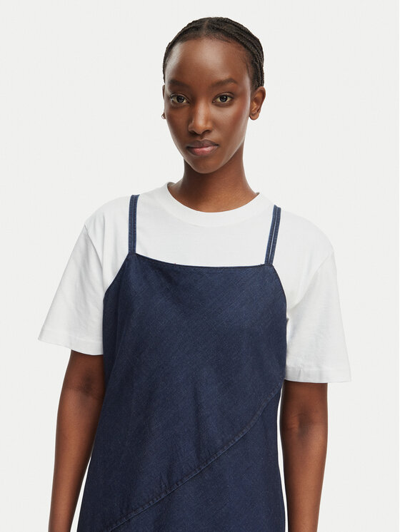 Calvin Klein Jeans Calvin Klein Jeans Jeans haljina LV047F747G Crna A-Line Fit