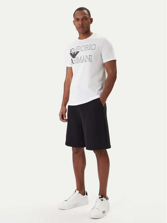Emporio Armani Emporio Armani T-Shirt EM000574 AF20434 U0002 Biały Regular Fit