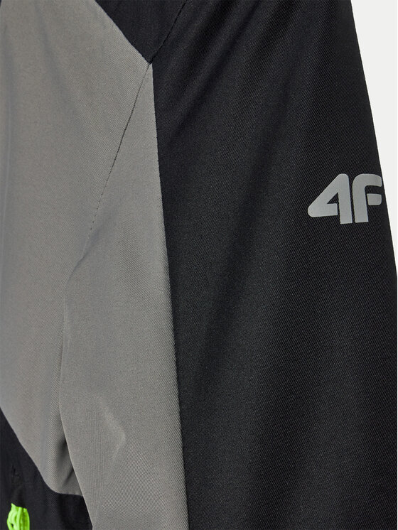 4F 4F Kurtka narciarska 4FJWAW24TTJAM536 Czarny Regular Fit