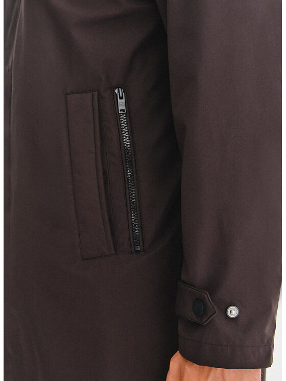 Pako Lorente Pako Lorente Kurtka przejściowa P25WF-5X-005 Brązowy Classic Fit