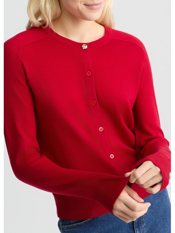Liu Jo Liu Jo Cardigan CA5409MA63OX0644 Rosso Regular Fit