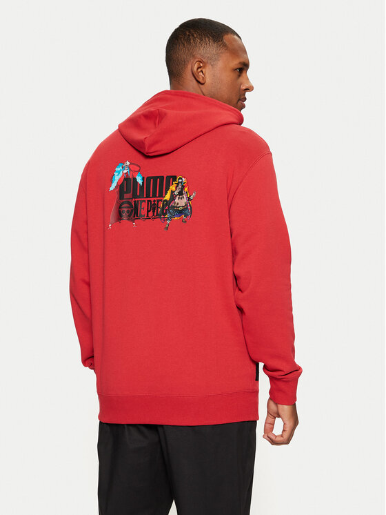Puma Puma Pulóver One Piece 624666 Piros Regular Fit