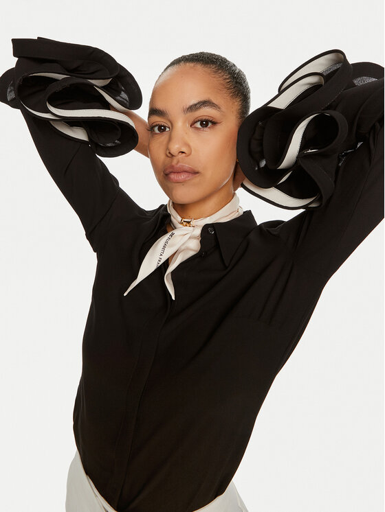 Elisabetta Franchi Elisabetta Franchi Košulja CA-T9-647E2-V490 Crna Regular Fit