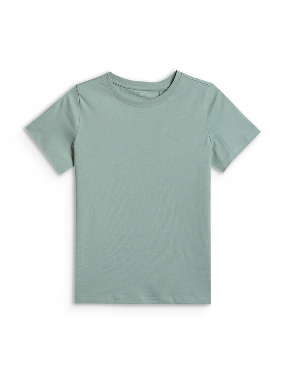 4F 4F T-Shirt BASIC+ Tyrkysová Regular Fit