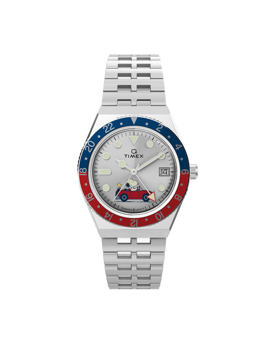 Timex Timex Käekell Timex x Peanuts® Q Timex® GMT TW2W83300 Värviline